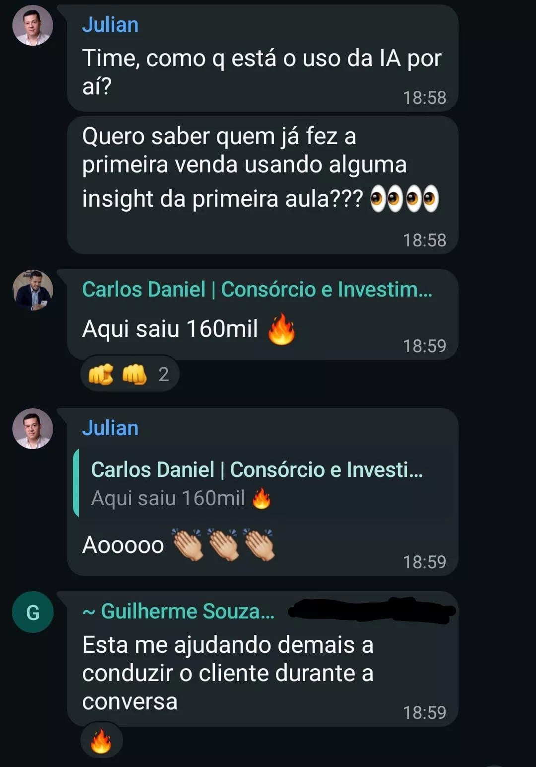 Carlos Daniel — 160 mil saiu da primeira aula